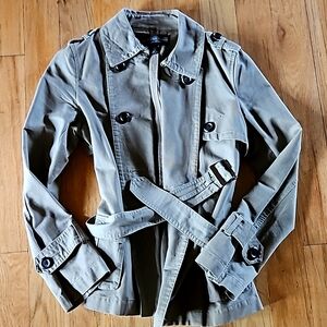 J. Peterman Double-Breasted Trench Coat